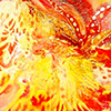 Acrylique sur toile - Nouara KACI - Oiseau de feu